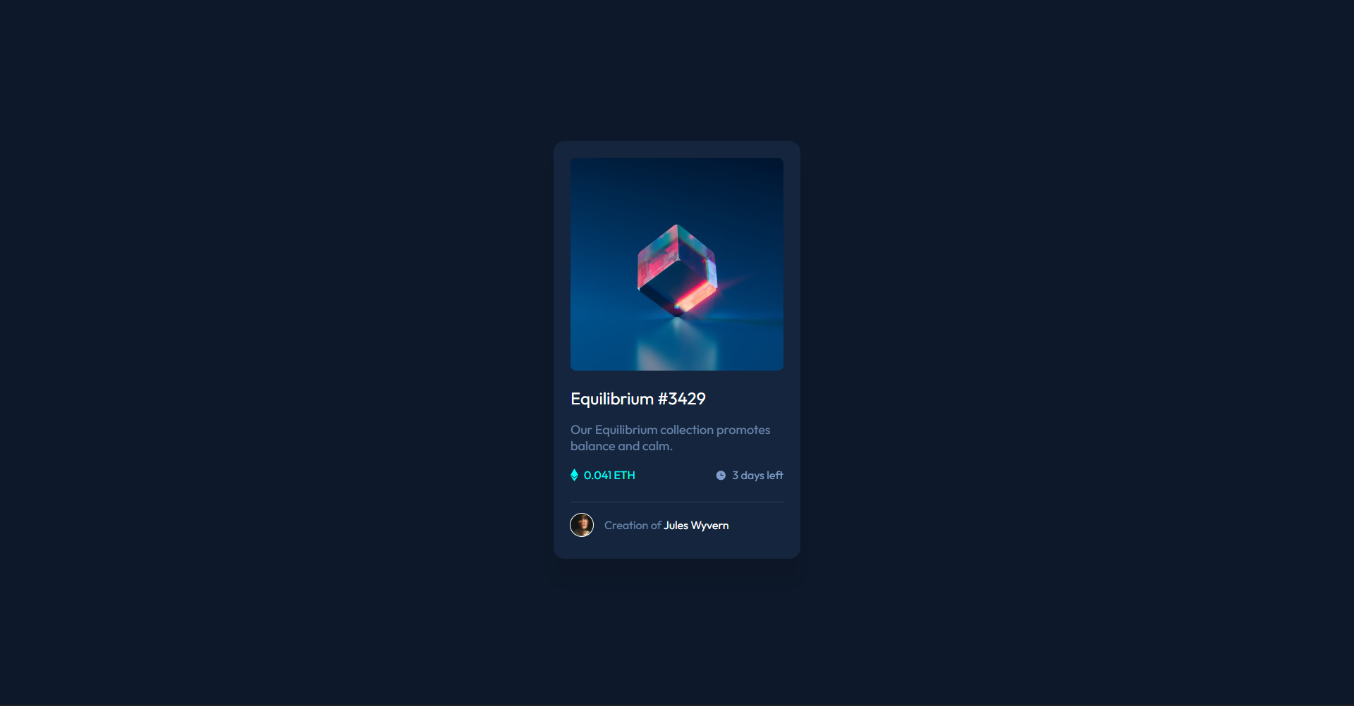 Screenshot of project